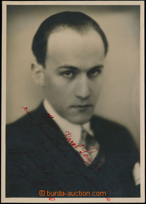 160598 - 1930 ARGUS Frank (1902-68), český herec, vlastnoruční v