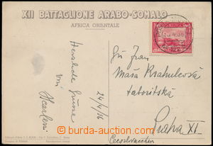 160619 - 1936 XII BATTAGLIONE ARABO - SOMALO  oficiální propagačn