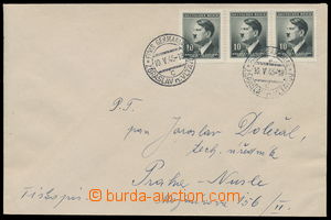 160647 - 1945 FINIS GERMANIAE/ ZBRASLAV n. V./ 10.V.45, 2 print revol