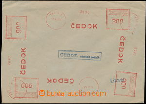 160662 - 1953 firemní dopis adresovaný do Litovle, vyplacený 4 oti
