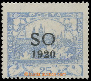 160692 -  Pof.SO8NBb, unissued 25h ultramarine, black Opt; marked and