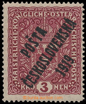160697 -  Pof.49Ia, Znak 3K tmavě červená, úzký formát, II. typ