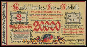 160760 - 1901 AUSTRIA    HAUSLOTTERIE DER LESE UND REDEHALLE   ticket