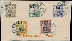 160800 - 1914 BRITSKÁ (NOVOZÉLANDSKÁ) OKUPACE, SG.101,102, 104, 10