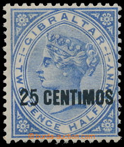 160802 - 1889 SG.18ab, Queen Victoria 25C/2½P, PRINTING ERROR sm
