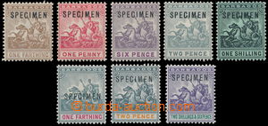 160840 - 1907-1909 SG.158-169, 2 complete sets SPECIMEN, issue Coloni