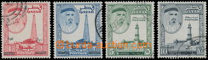 160846 - 1966 SG.148-151, Šejk Ahmad bin Ali al Thani, koncové hodn