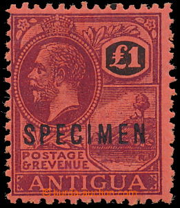 160849 - 1922 SG.61 George V. 1£; purple / black and red, SPECIM