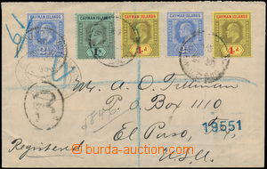 160867 - 1908 R-dopis do El Paso v USA vyfr. zn. SG.27 (2), 29 (2), 3