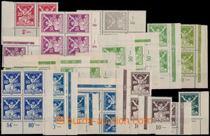 160958 -  Pof.151-161, 20h - 250h, selection of 30 pcs of with variou