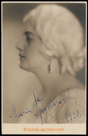 161001 - 1932 ŠPONAROVÁ Marie (1897–1982), česká operní pěvky