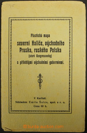 161084 - 1915 RAKOUSKO-UHERSKO  Plastická mapa severní Haliče, vý