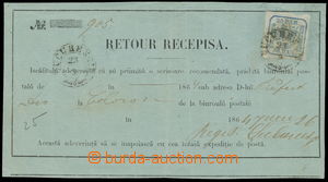 161094 - 1864 reply receipt with Coat of arms 30Pa, Mi.10Ix, so-calle