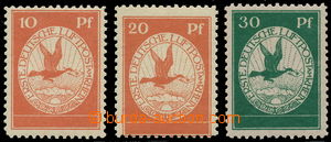 161148 - 1912 Mi.I-III, Letecké, kompletní svěží série; kat. cc