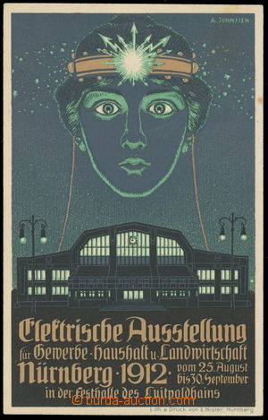 161195 - 1912 NÜRNBERG - ELEKTRISCHE AUSSTELLUG, pozvánka na výsta