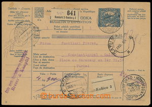 161205 - 1924 CPP16, celá prošlá mezinárodní poštovní průvodk