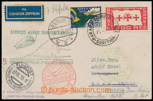 161347 - 1933 BRAZÍLIE  lístek zaslaný do Rakouska, pěkná franka