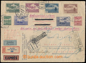 161370 - 1932 Reg, express and airmail letter greater format to Argre
