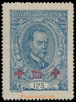 161465 -  Pof.172 plate variety, T. G. Masaryk 125h short bar numeral