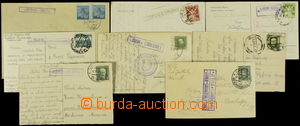 161475 - 1921-39, 45 comp. 8 pcs of entires with postal agency pmk., 