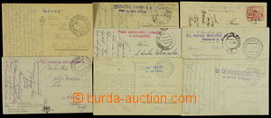 161488 - 1919-20 sestava 8ks pohlednic s pěknými otisky útvarovýc