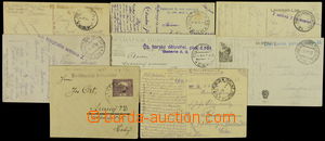 161489 - 1919-20 comp. 8 pcs of Ppc with nice print FP cachet postmar