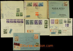 161511 - 1939-42 sestava 7ks dopisů adresovaných do Německa, z toh