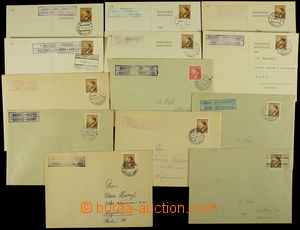 161532 - 1944 sestava 7ks dopisů + 6ks KL s raz. poštoven: PŘÍBRA