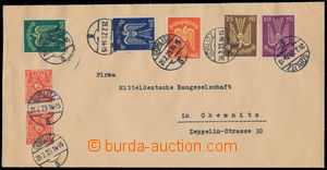 161570 - 1923 filatelisticky motivovaný dopis vyfr. leteckými zn. M