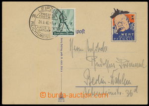 161582 - 1940 VÁLEČNÁ KARIKATURA, dopisnice německé polní pošt