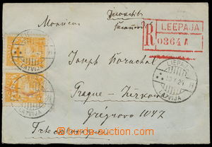 161598 - 1924 Registered letter addressed to Czechoslovakia, franked 