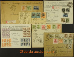 161611 - 1924-28 comp. 6 entires, from that 5x addressed to Czechoslo
