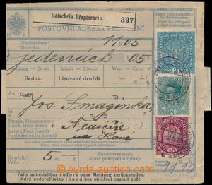 161657 - 1918 Maxa M8, Austrian post. address pass without L cut, fra