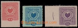 161704 - 1919-38 Bohemian Heart Charity in Brno, comp. 3 pcs of suppl