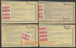 161706 - 1940 comp. 4 pcs of part/-s dispatch-notes with stamp. food 