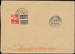 161770 - 1943 whole court letter with fee paid place postage-due stam