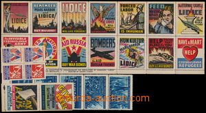 161814 - 1938-45 EXIL/ PROPAGANDA/  selection of 16 pcs of advertisin