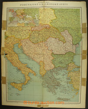 161815 - 1910-40 [COLLECTIONS]  BALKANS / Military map of Balkan stat