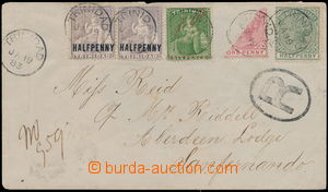 161933 - 1883 R-dopis do trinidadského San Fernando s SG.98 (2) 104,