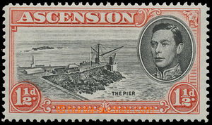 161945 - 1938 SG.40ca, George VI. dockside vermilion / black, perf 14