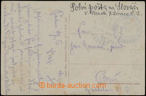 162041 - 1919 ITÁLIE  pohlednice psaná čs. příslušníkem v Pado