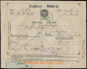 162056 - 1871 Frachtbrief - Nákladní list, s natištěným kolkem 5