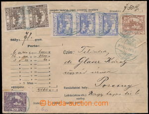 162132 - 1919 money letter for 9.660Kč on/for forerunner Hungarian p