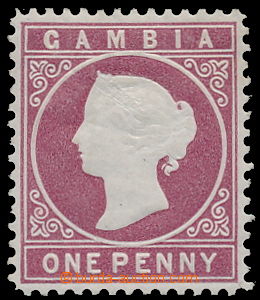 162184 - 1880-1881 SG.12A, Královna Viktorie 1P maroon - hnědofialo