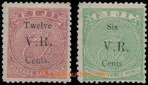162185 - 1874 SG.21, vydání A. L. Jackson, s přetiskem pro Fiji ja