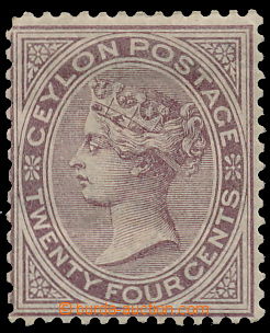 162190 - 1883-98 SG.152, Viktorie 24C hnědo-purpurová, NEVYDANÁ, p