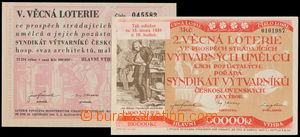 162298 - 1939-46 2. věcná loterie ve prospěch strádajících výt