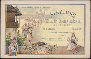162299 - 1896 AUSTRIA-HUNGARY  Carnival Sokol Mnich.-Gradištského -
