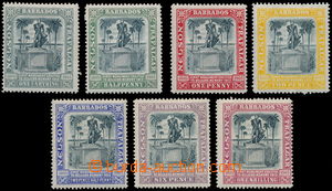 162384 - 1906 SG.145-151, Anniversary of H. Nelson; complete set, cat