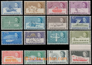 162394 - 1963 SG.1-15a, Elizabeth II., Research of Antarctica; comple